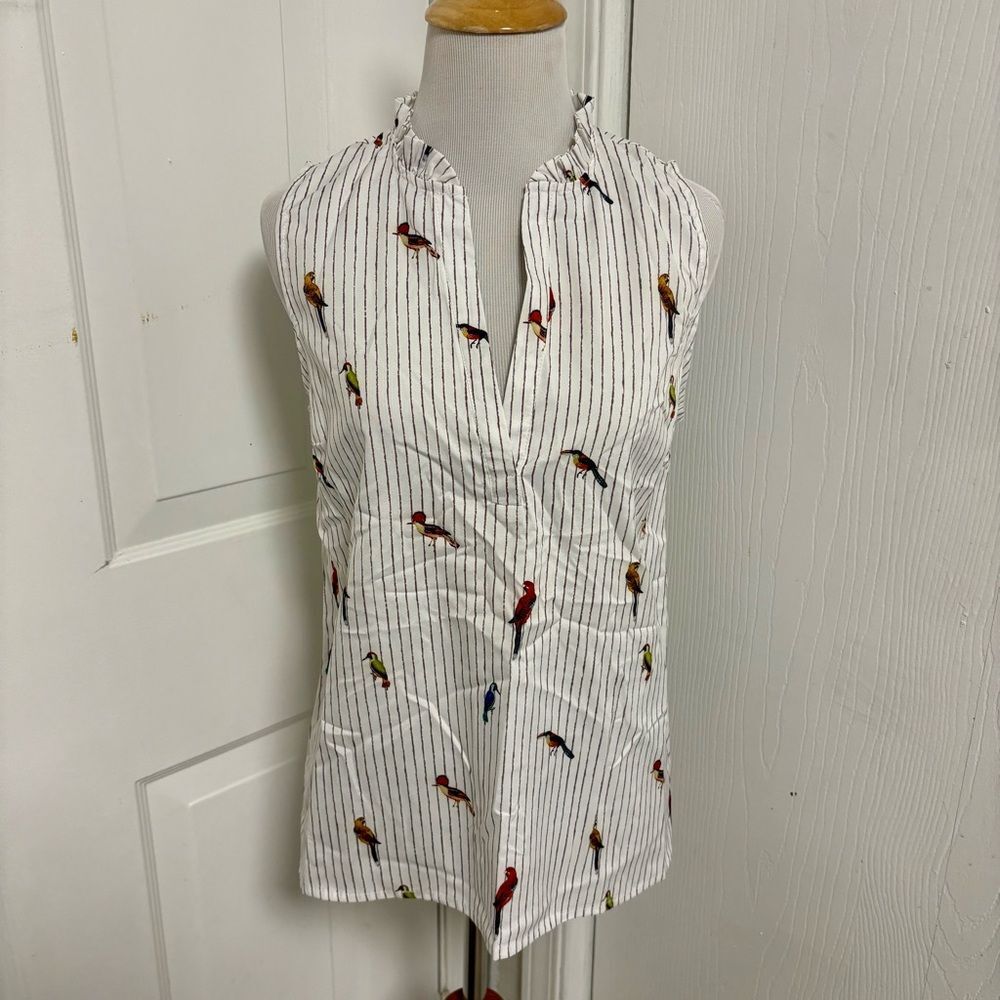 Melloday Bird Sleeveless Top K3